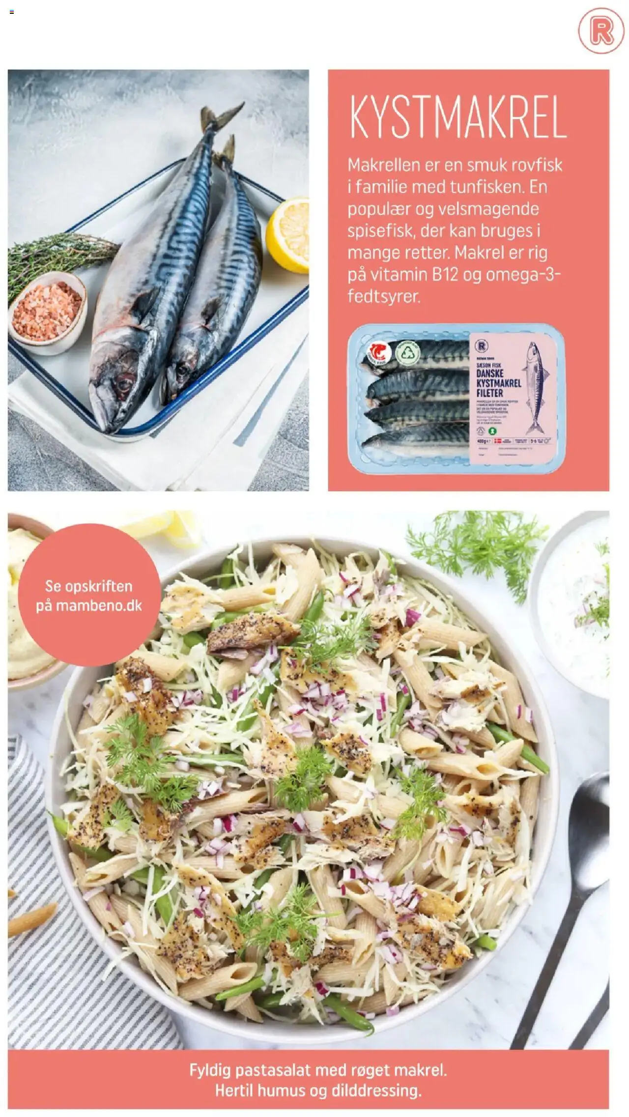 Rema 1000 Tilbudsavis gyldig fra 01.08.2025 | Side: 7 | Produkter: Fisk, Pasta, Humus, Makrel