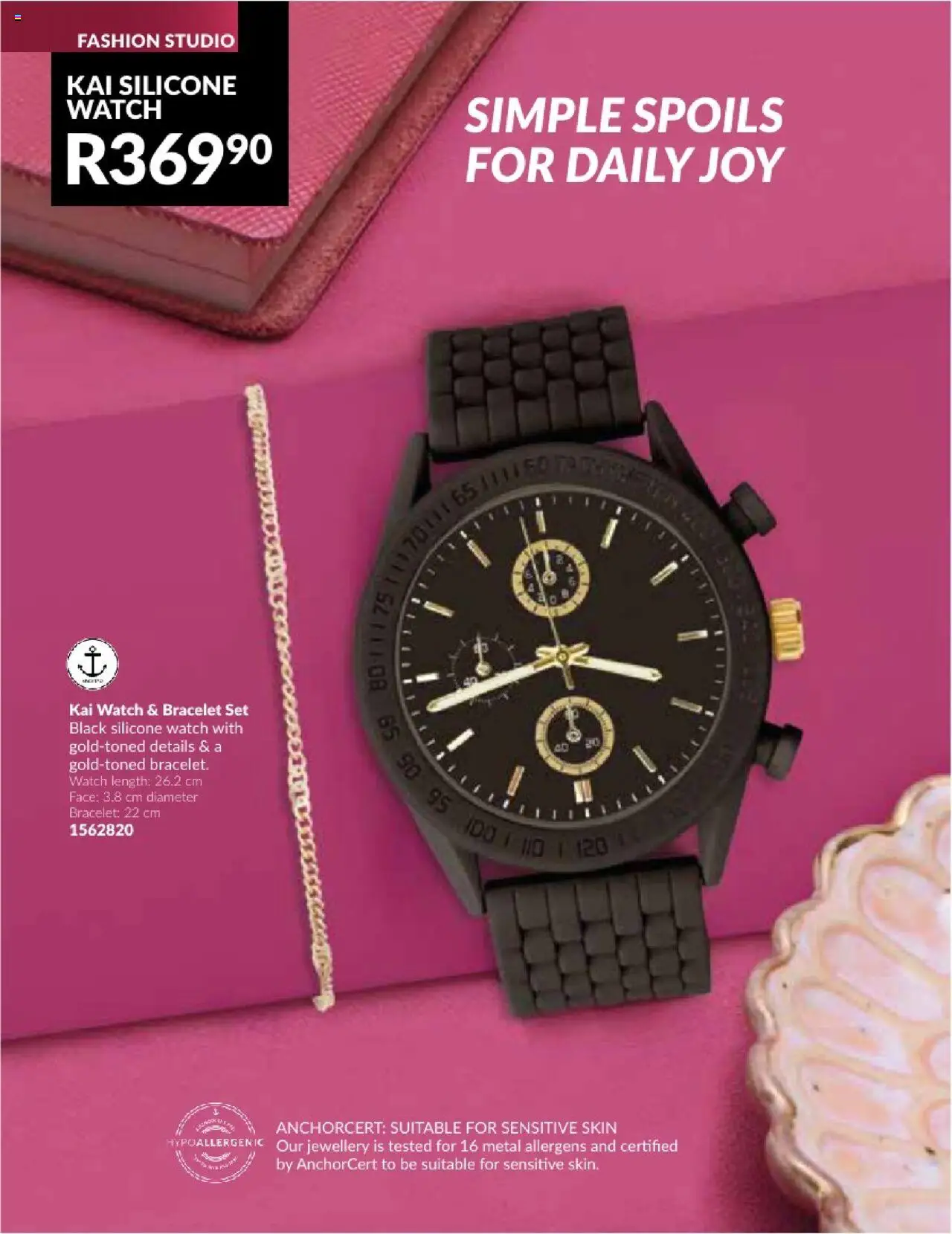 AVON Catalogue  │ valid from 01.08.2025 | Page: 124 | Products: Watch, Silicone