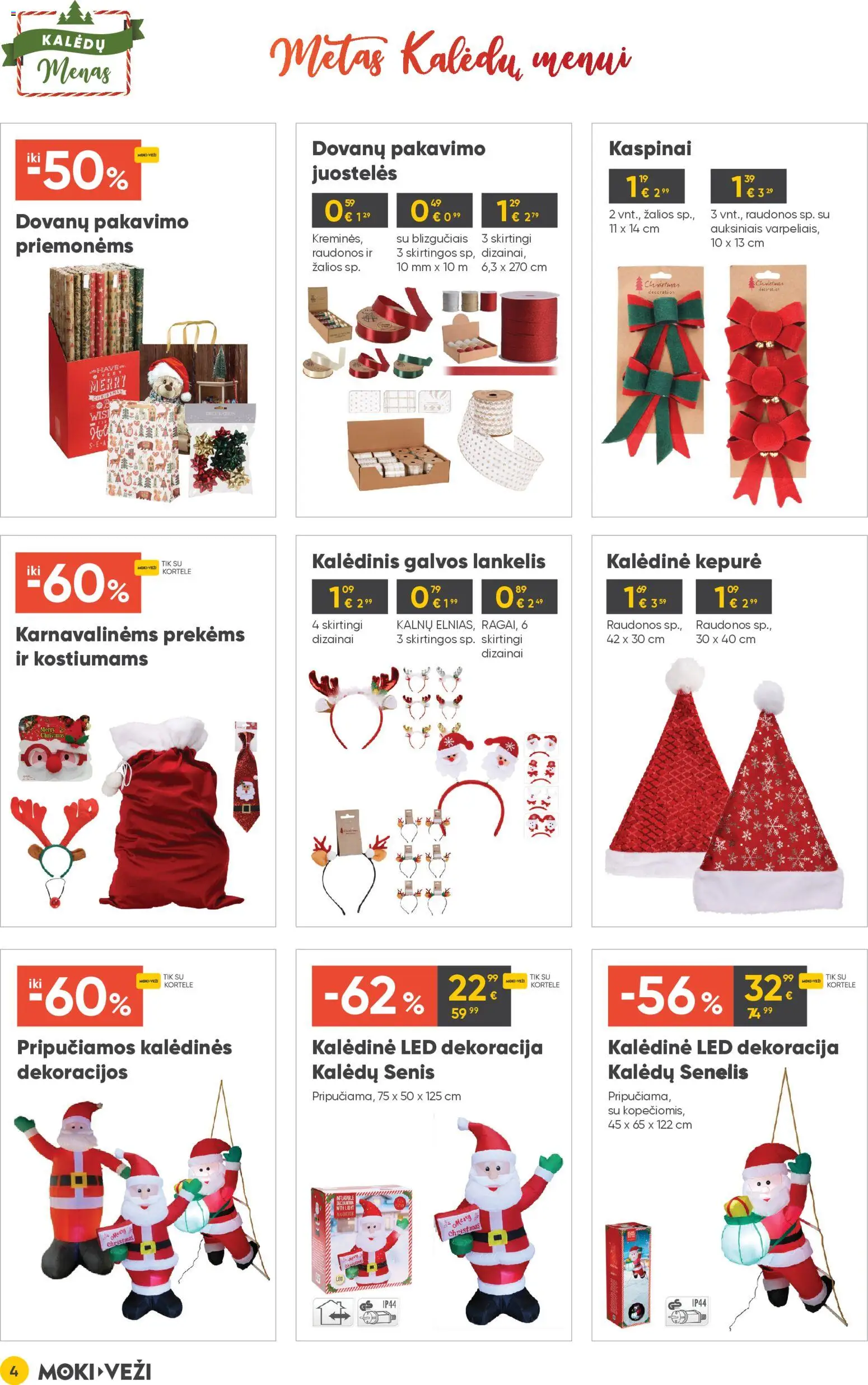 MOKI VEŽI akcijos nuo 11.12.2025 | Puslapis: 4 | Prekių: Kepurė