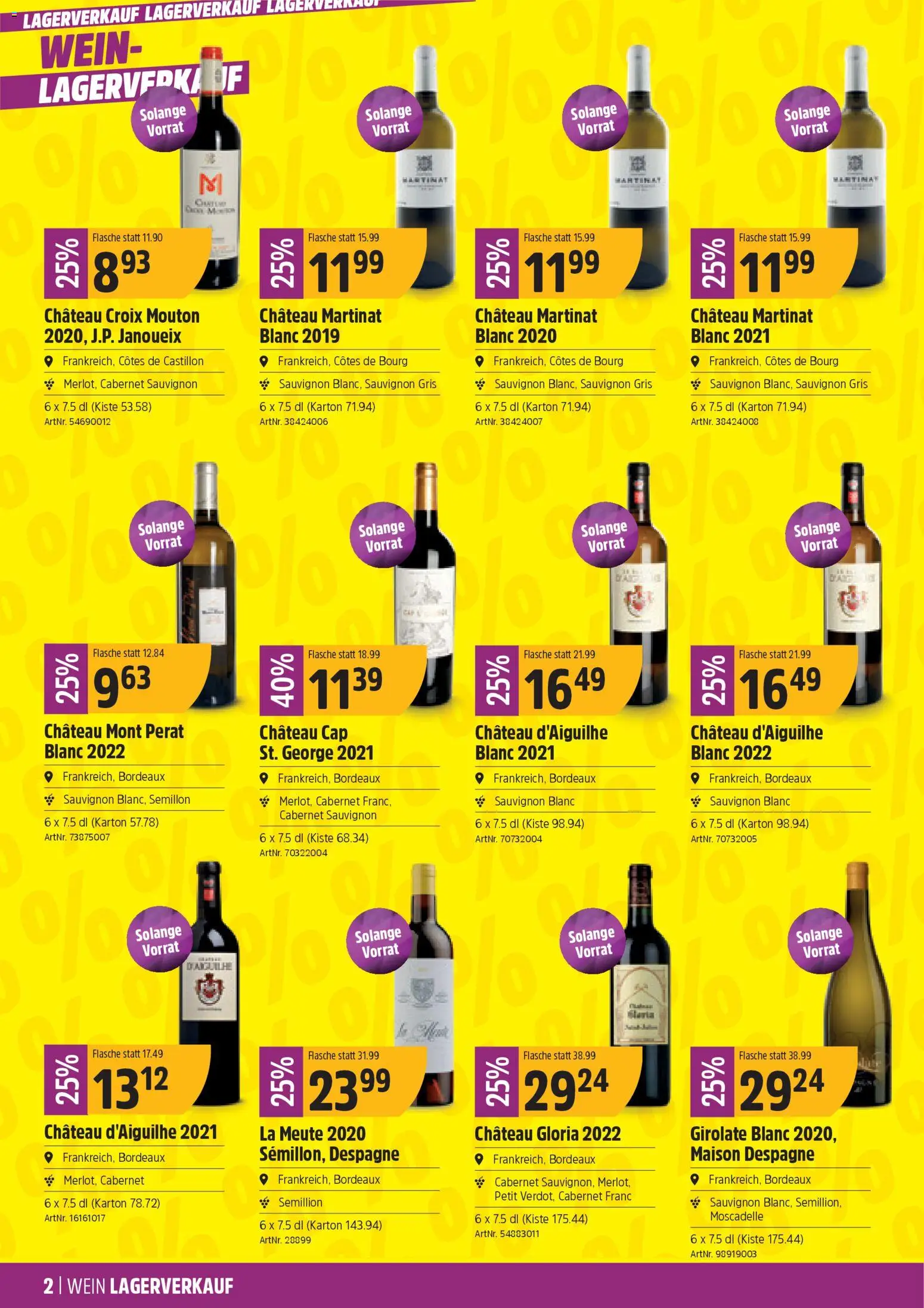 TopCC Aktionen Weinlagerverkauf – gültig ab 05.01.2026 | Seite: 2 | Produkte: Wein