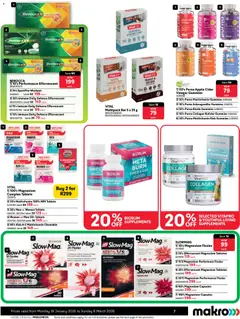 Makro specials catalogue – valid from 19.01.2026 | Page: 7 | Products: Cider, Vinegar, Supplements, Caramel