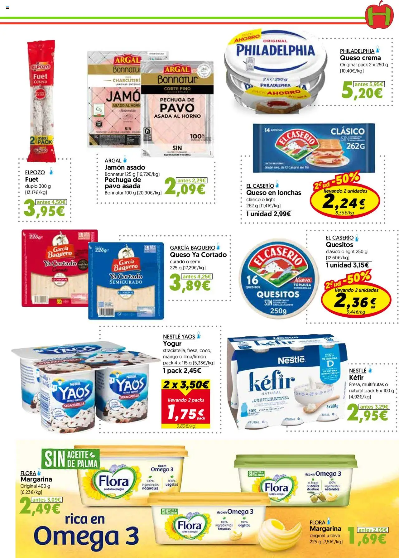 Hiper Usera folleto │ válido desde el 01.10.2025 | Página: 3 | Productos: Yogur, Jamón, Margarina, Ρούτερ