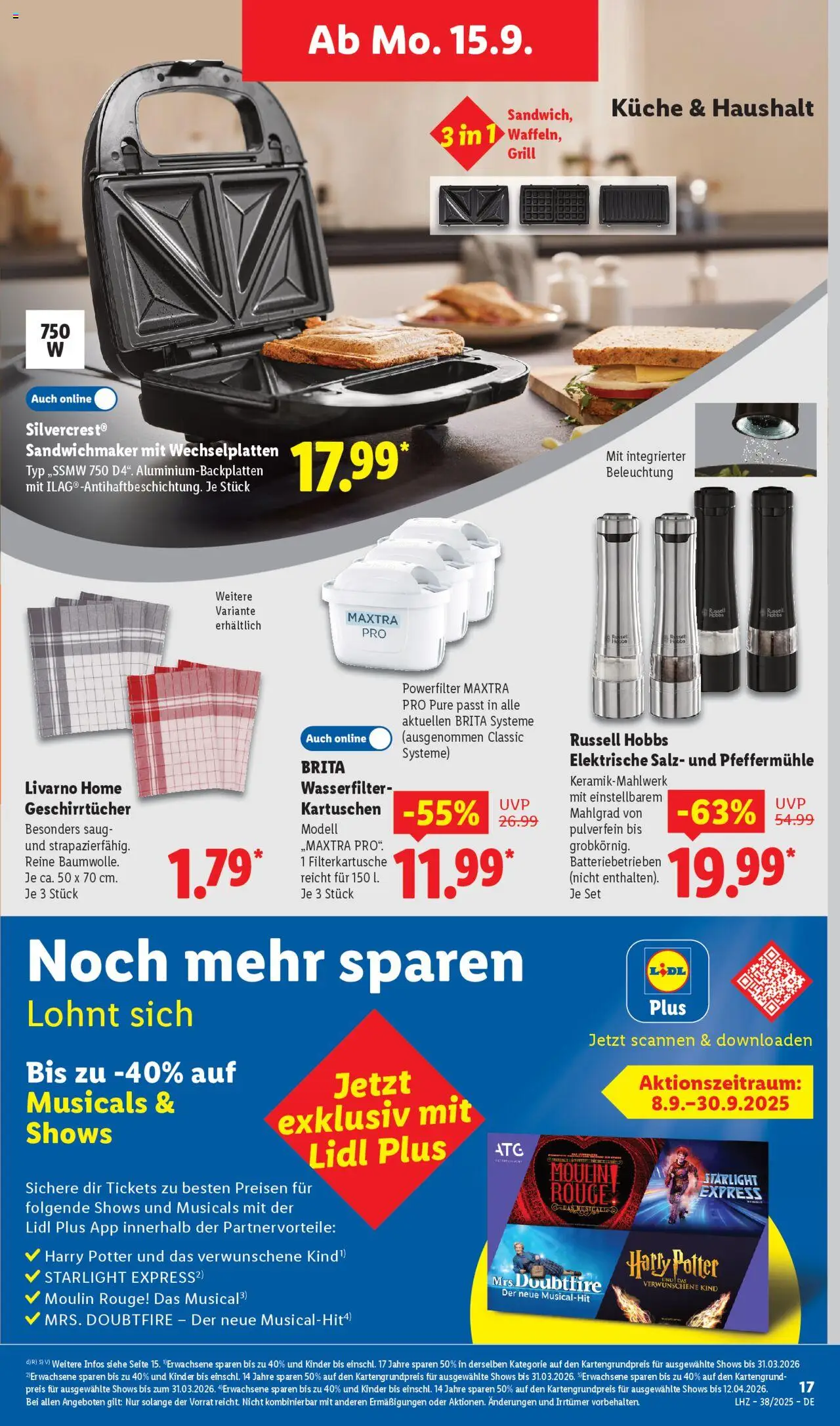 Lidl Prospekt Zossen	 - gültig ab dem 15.09.2025 | Seite: 9 | Produkte: Grill, Küche, Rouge, Salz