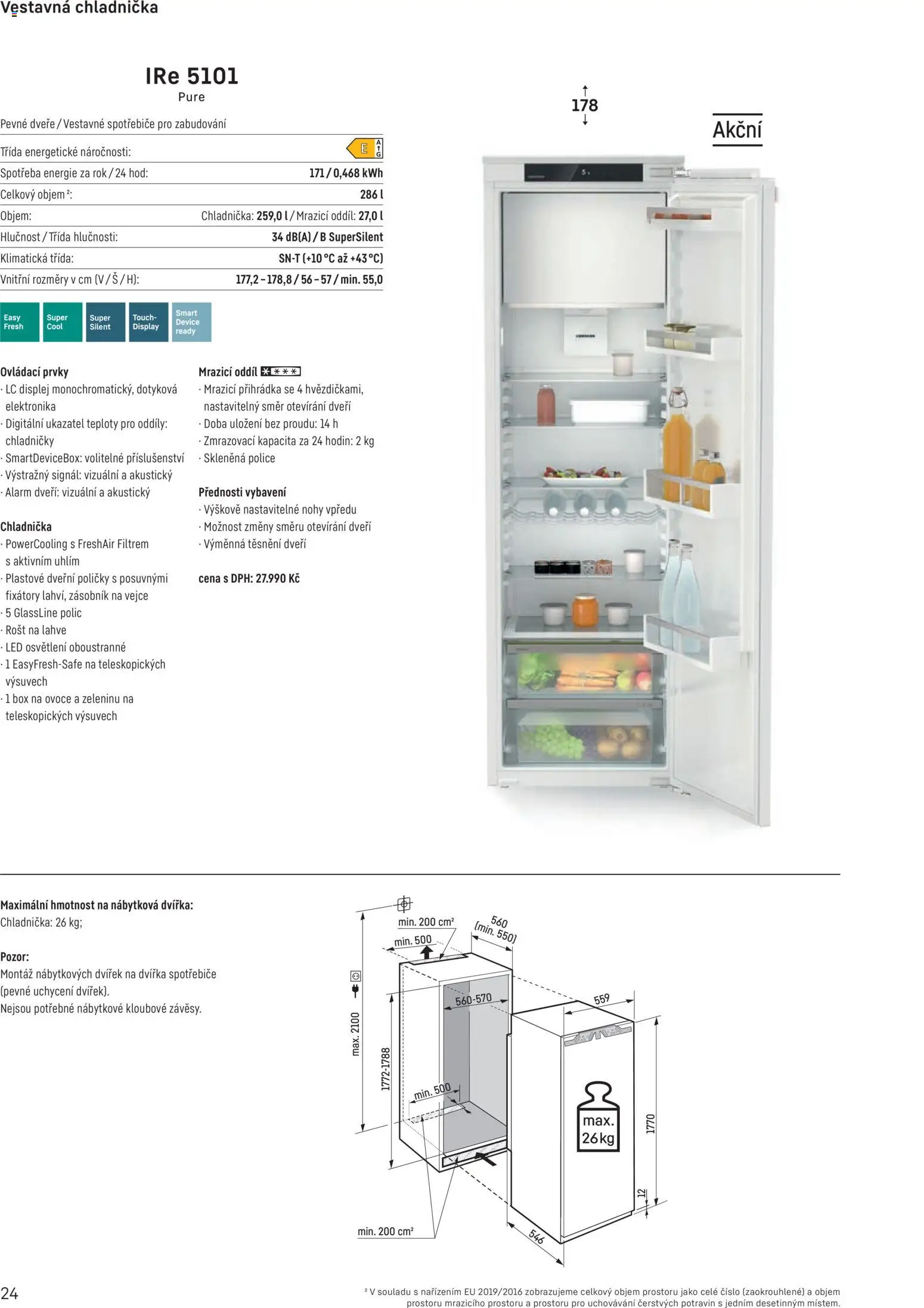 Möbelix leták - Liebherr od 01.10.2025 | Strana: 24 | Produkty: Chladnička, Rošt, Police, LED