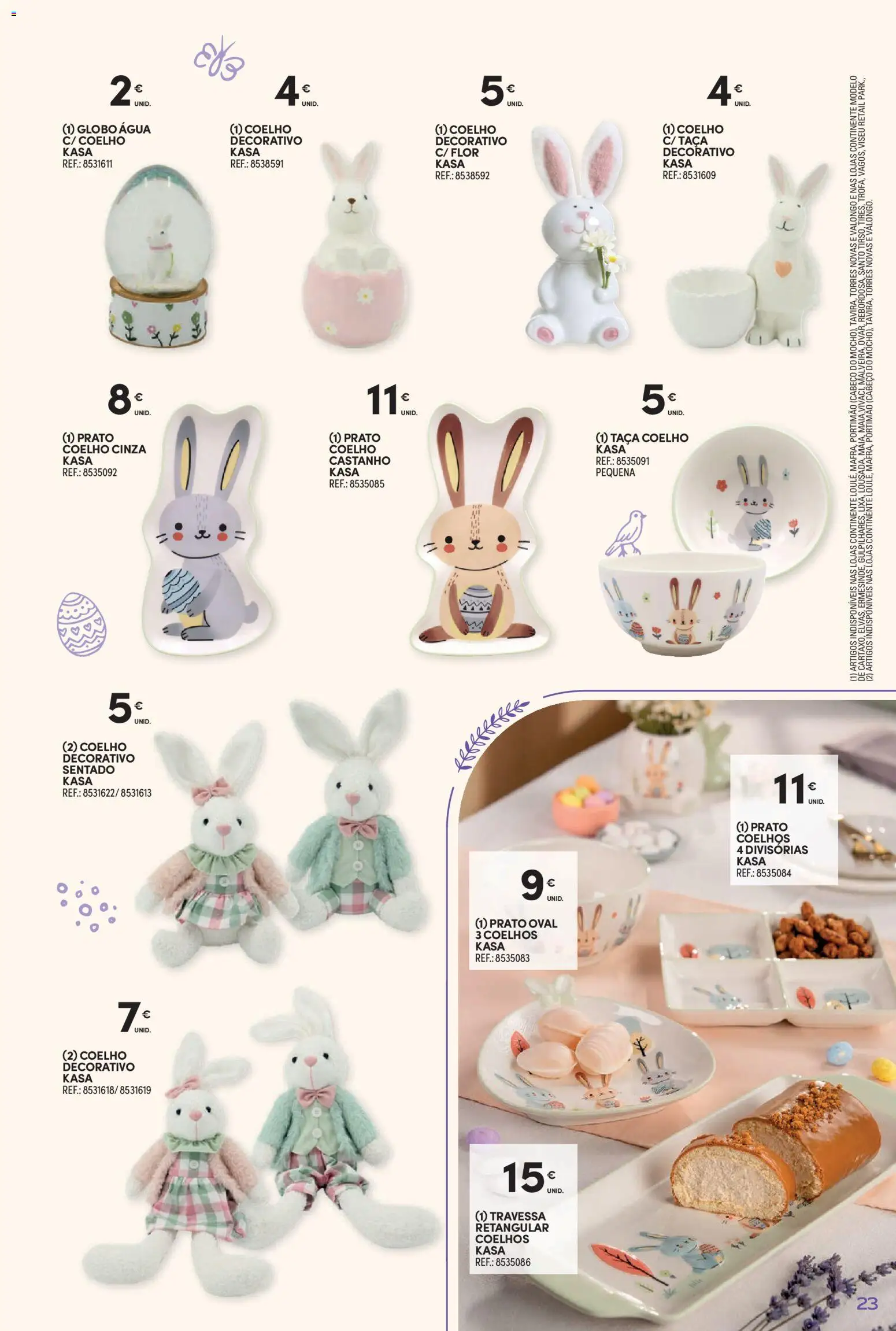 Continente - Nesta Páscoa, alimente a tradição │ válido de 17.03.2026 | Página: 23 | Produtos: Agua, Coelho