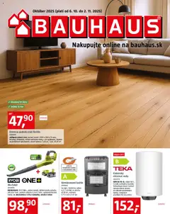 Bauhaus leták platný od 06.10.2025