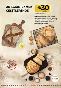 06.11.2025 tarihinden itibaren geçerli olan Migros kataloğu önizlemesi | Sayfa: 14 | Ürünler: Ekmek