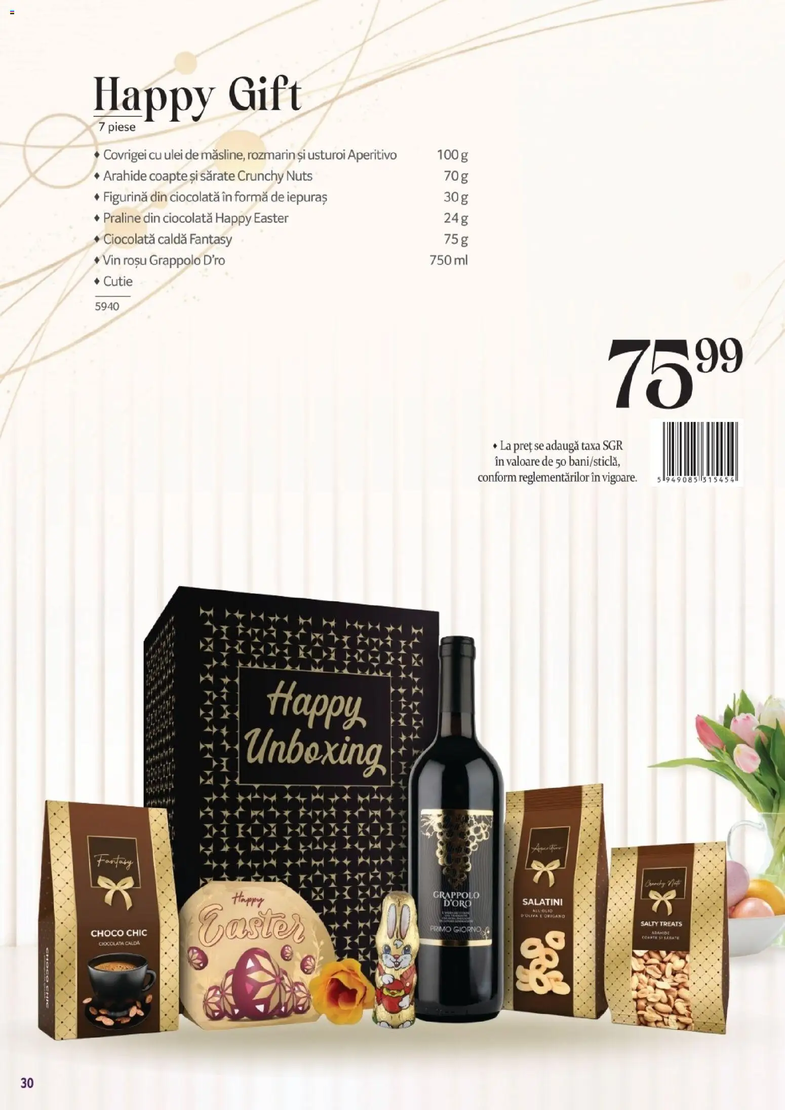 Noul catalog Selgros – valabil de la 13.03.2026 | Pagină: 30 | Produse: Cutie, Arahide, Praline, Ciocolată