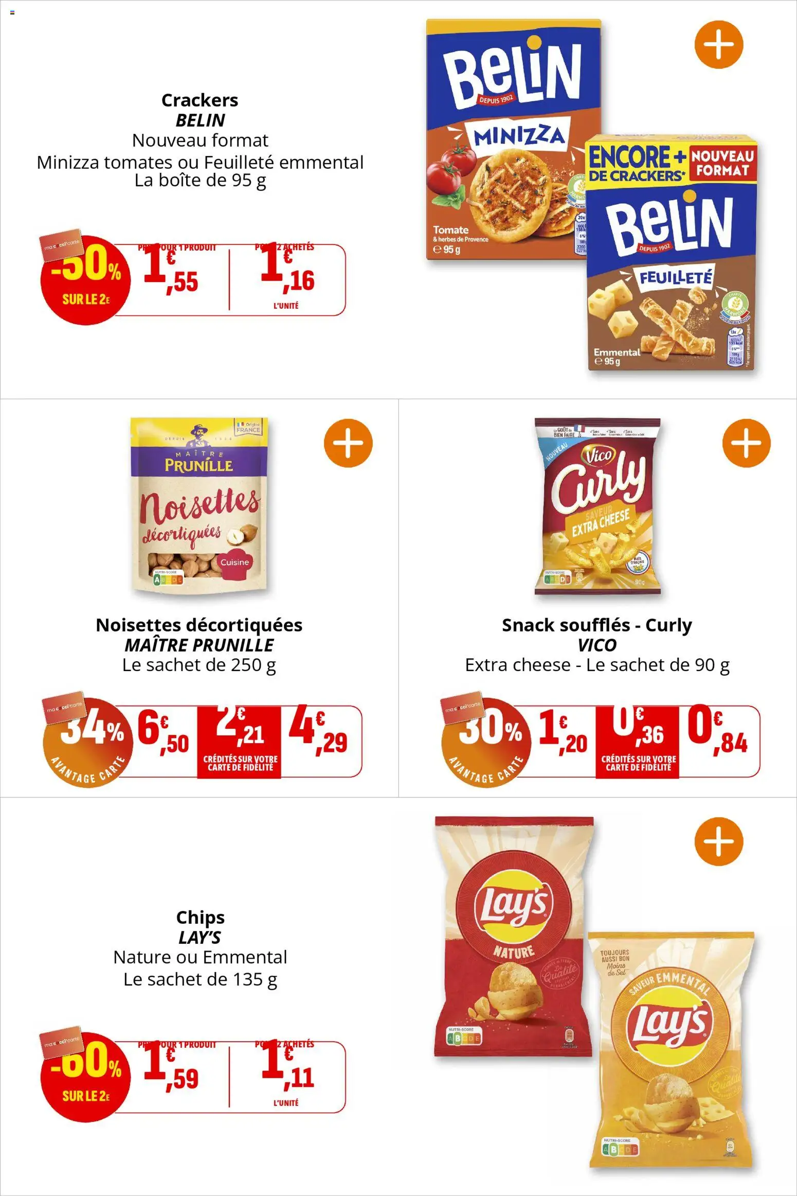 {H1} | Page: 33 | Produits: Crackers, Noisettes, Emmental, Tomates