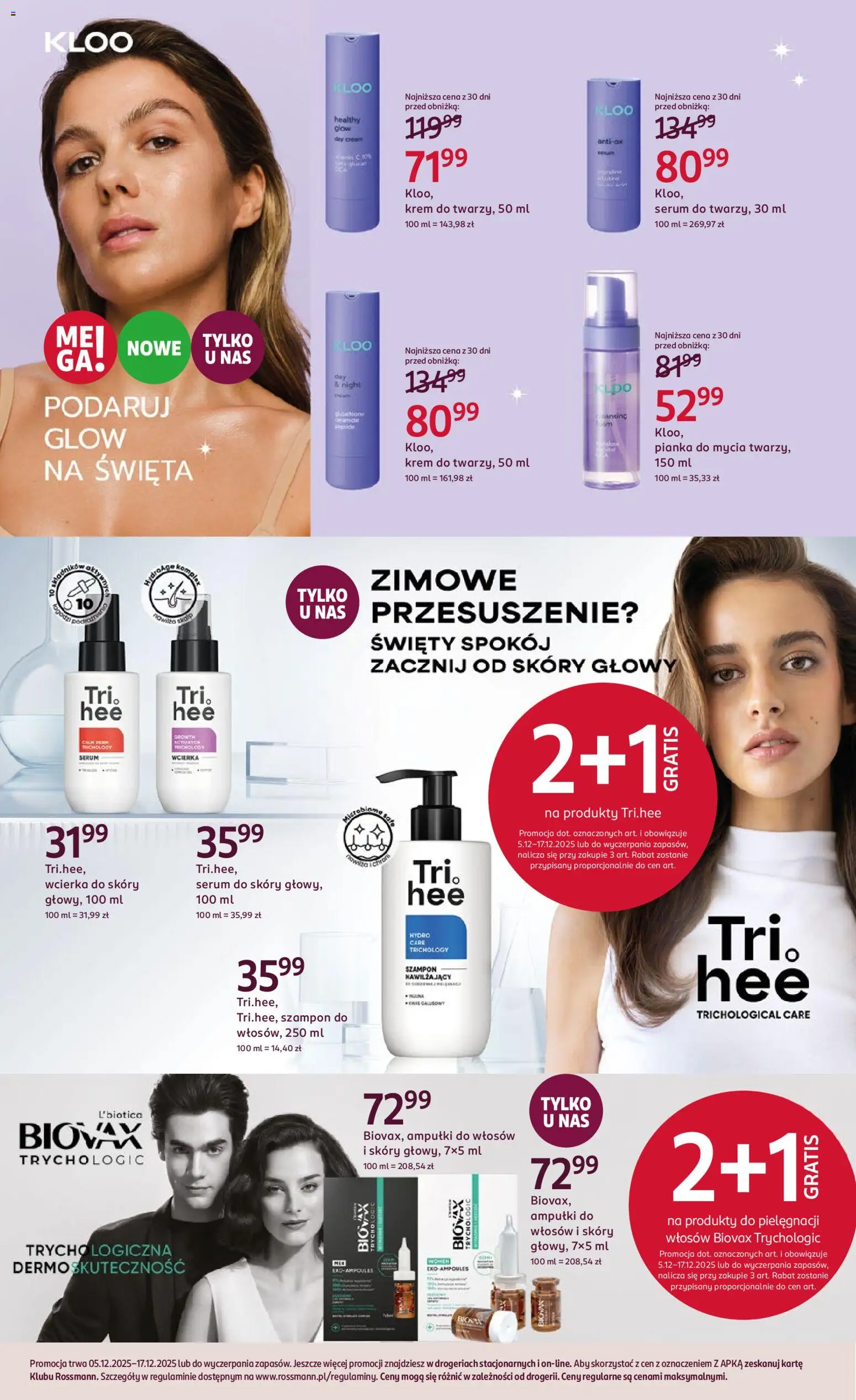 Rossmann Gazetka od 05.12.2025 | Strona: 17 | Produkty: Szampon, Krem, Ampułki
