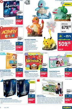 Náhled letáku Makro leták - Hračky od 05.11.2025 | Strana: 9 | Produkty: Kniha, Kostky, Barvy, Tužka