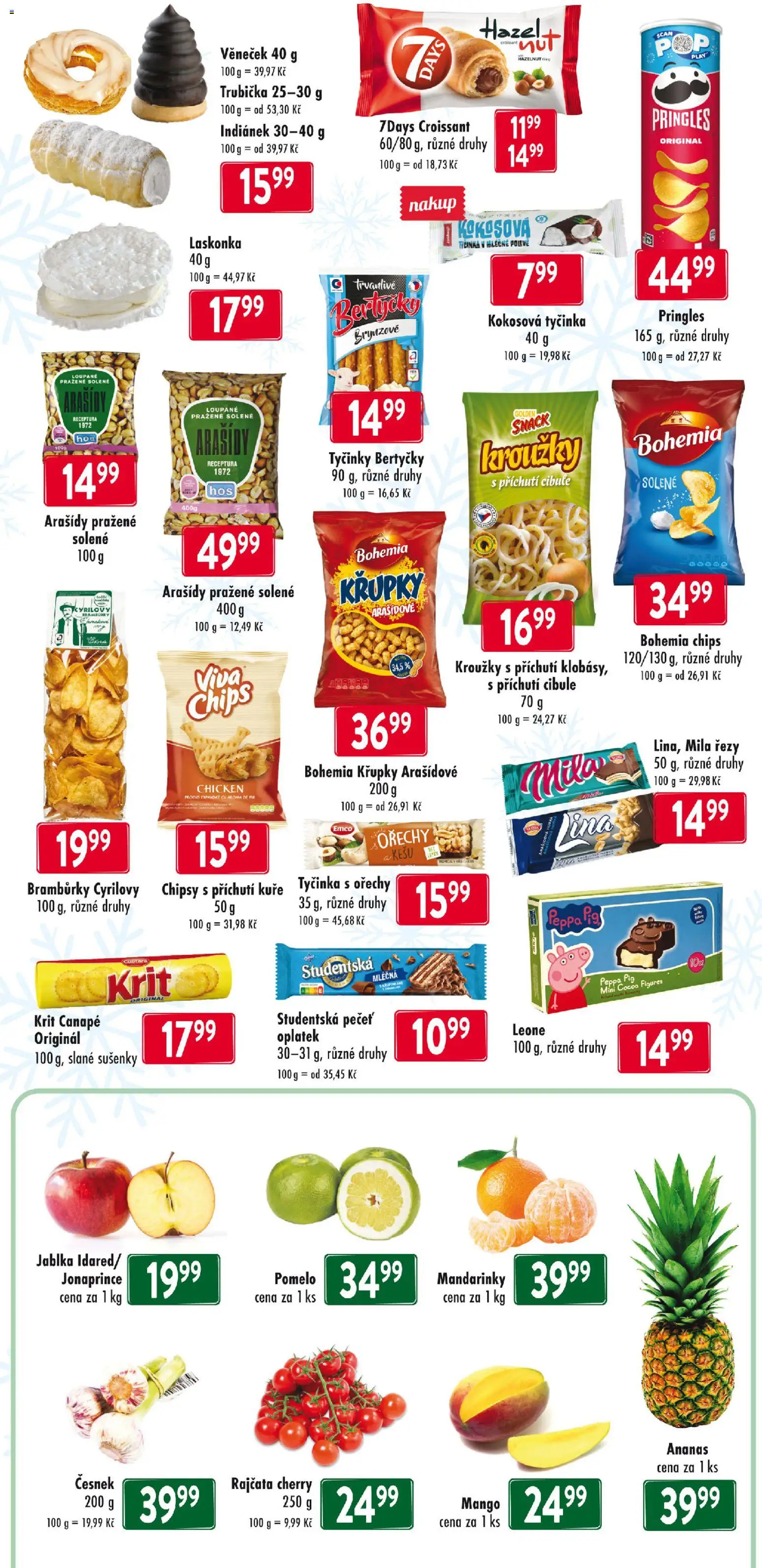 Astur & Qanto leták od 18.12.2025 | Strana: 4 | Produkty: Rajčata, Pringles, Tyčinky, Croissant