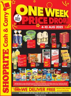 Preview of Shoprite specials valid from 04.08.2025