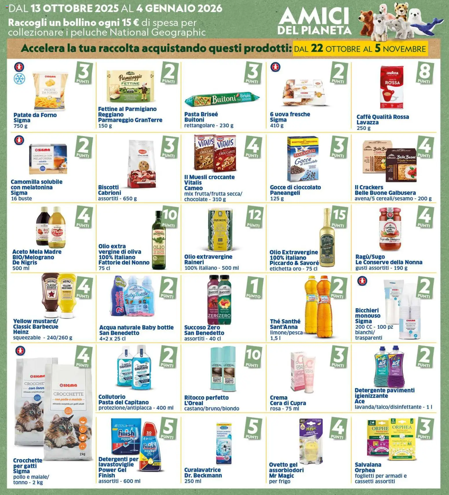 Volantino SIGMA del 22.10.2025 | Pagina: 23 | Prodotti: Crema, Detergente, Olio, Parmigiano
