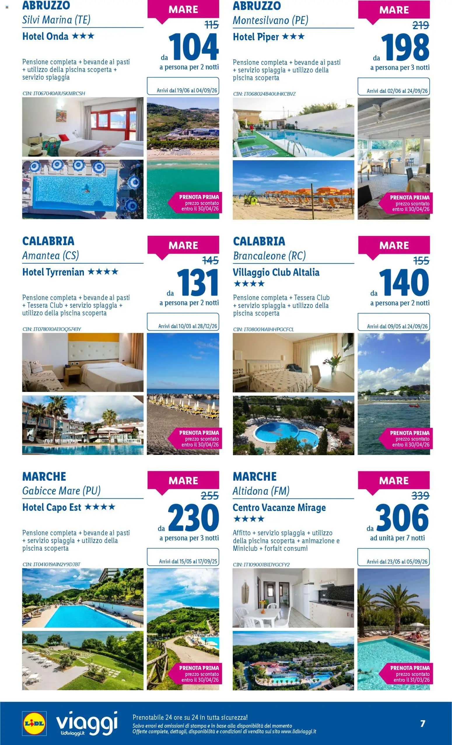 Volantino Lidl del 01.03.2026 | Pagina: 7 | Prodotti: Tè, Piscina, Stampa