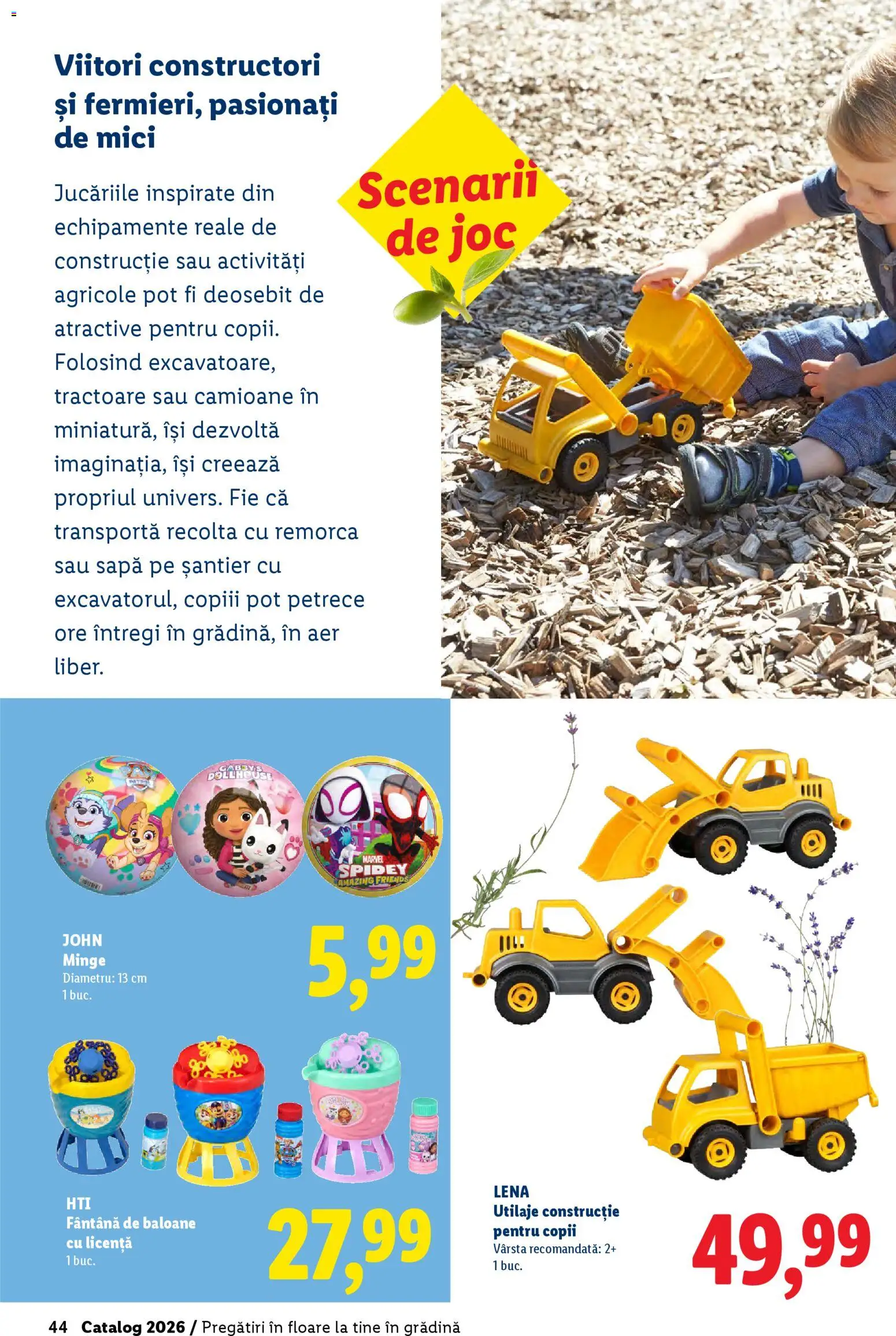 Noul catalog Lidl – valabil de la 19.02.2026 | Pagină: 44 | Produse: Joc, Mici, Șapă