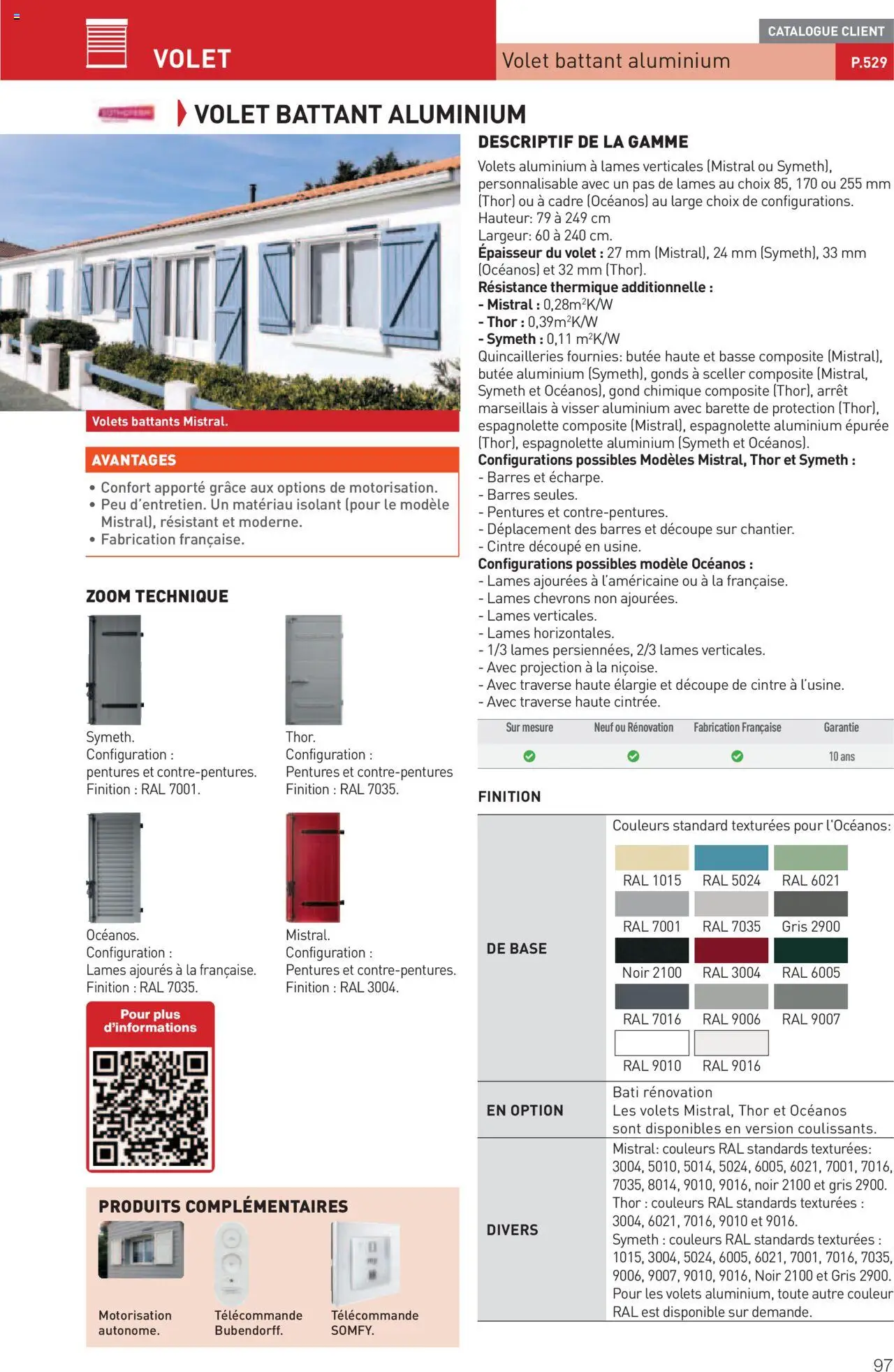  | Page: 97 | Produits: Base, Cintre, Télécommande, Cadre