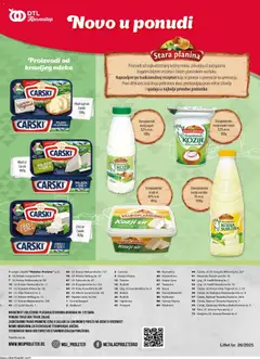 Metalac Proleter katalog - pregled Metalac Proleter kataloga - važi od 17.12.2025 | Strana: 12 | Proizvode: Kozji sir, Mladi kajmak, Sir, Jogurt
