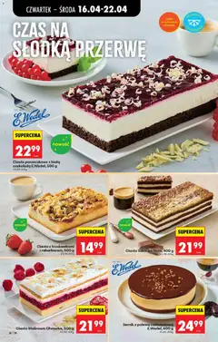 Pogląd oferty "Mascarpone Delikate, 500 g, Ser śmietankowo-kremowy" - ważna od 16.04.2026 | Strona: 54
