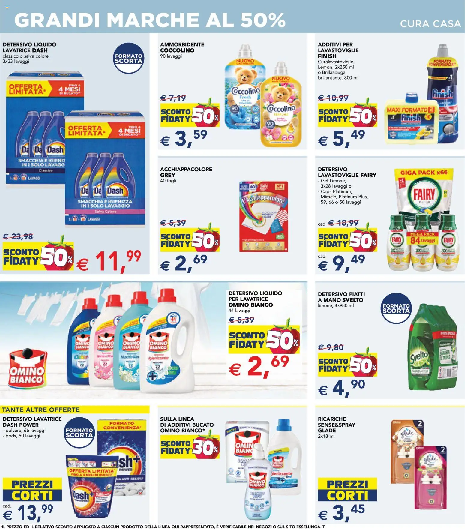 Volantino Esselunga S del 29.01.2026 | Pagina: 10 | Prodotti: Ammorbidente, Lavatrice, Lavastoviglie