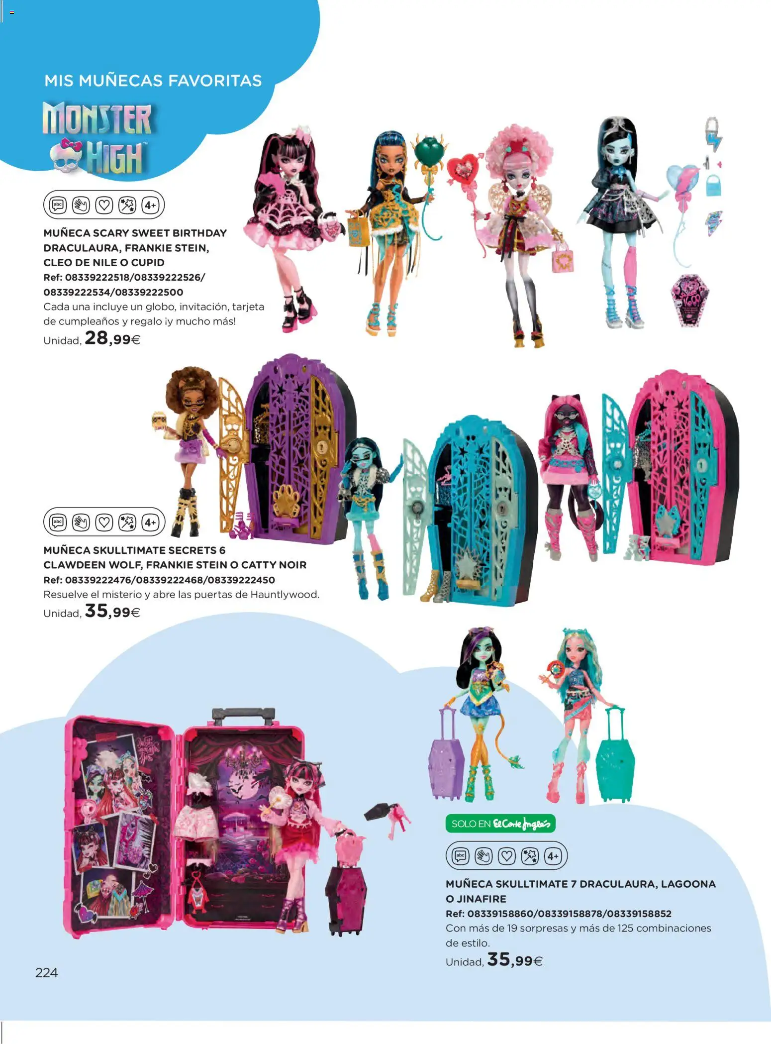 El Corte Inglés ofertas │ válido desde el 27.10.2025 | Página: 224 | Productos: Muñeca