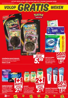 Dekamarkt - Folder - Voorbeeld van een folder van Dekamarkt, geldig van 27.12.2025 | Pagina: 30 | Producten: Tandpasta, Papier, Banaan, Bal