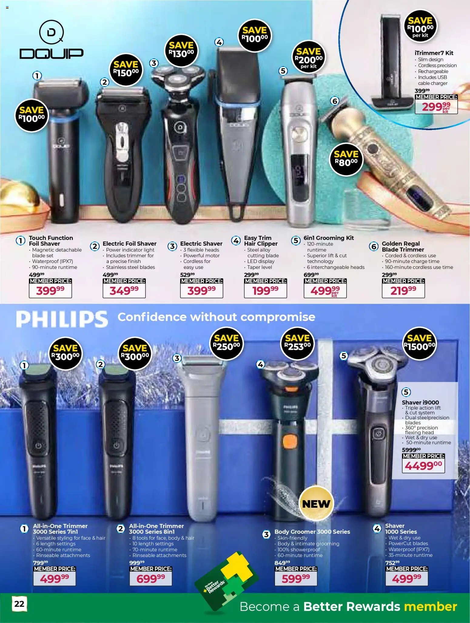 New Dis-Chem catalogue – valid from 25.11.2025 | Page: 22 | Products: Cable, Charger, Hair clipper, Light