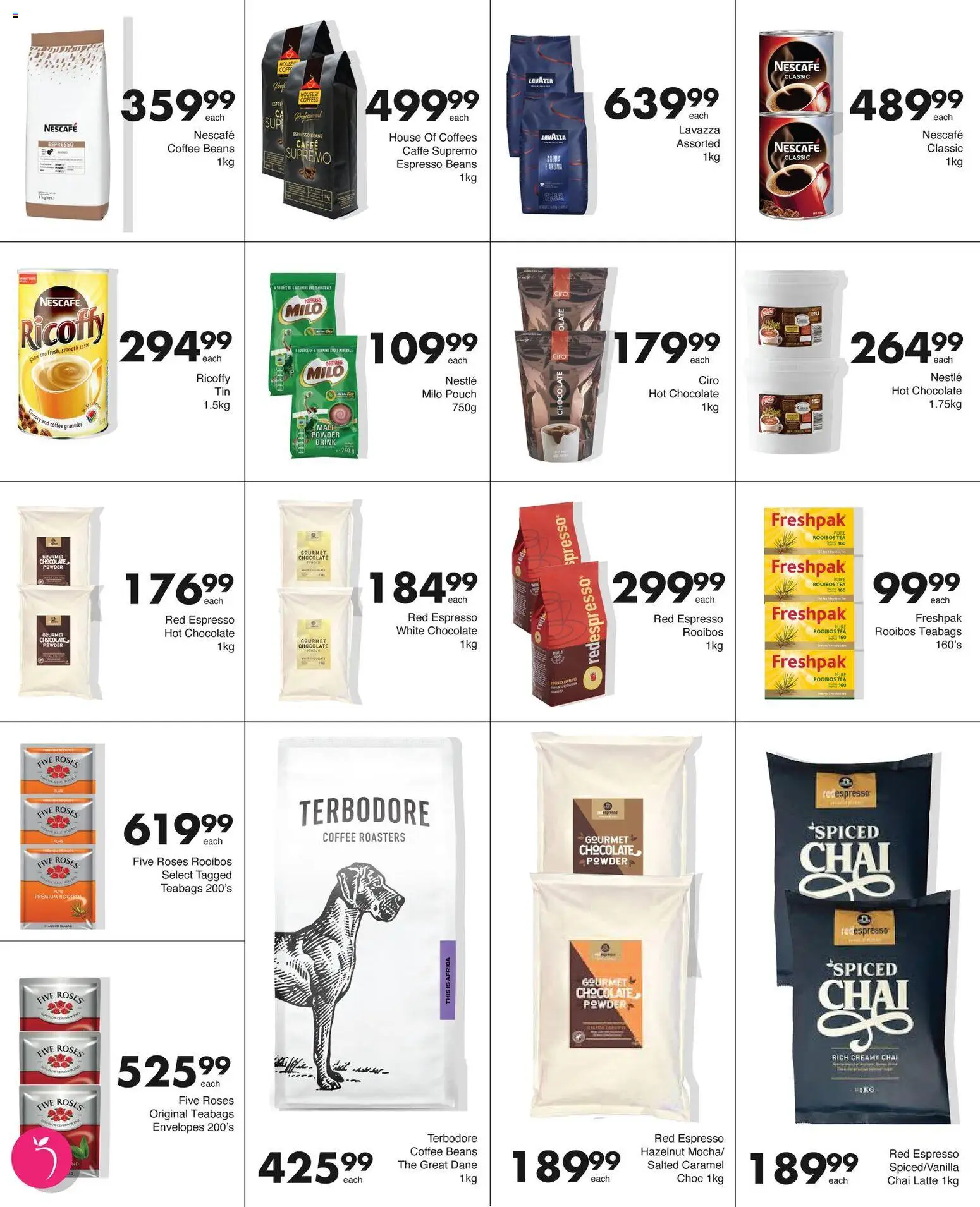 New Save catalogue – valid from 17.11.2025 | Page: 17 | Products: Beans, Tea, Peach, Caramel