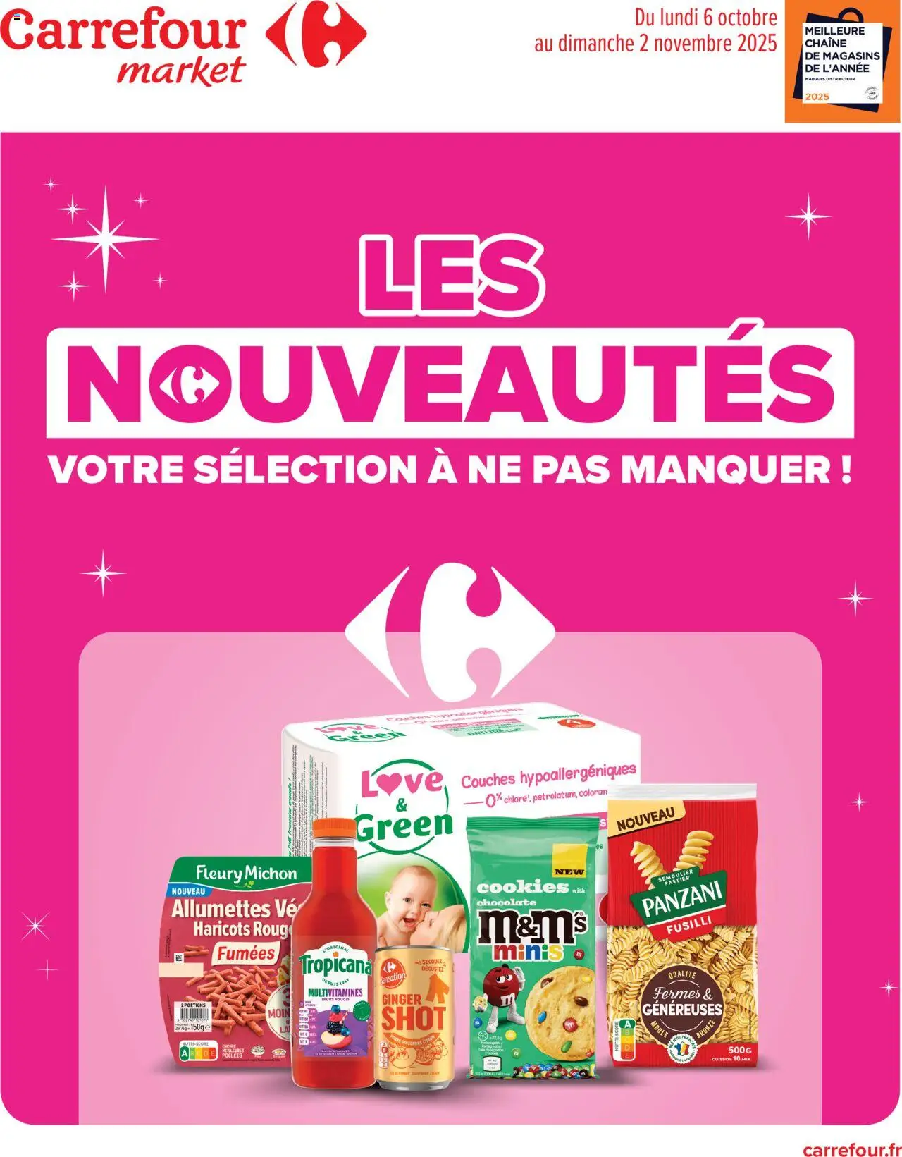{H1} | Page: 1 | Produits: Couches, Fusilli, Cookies