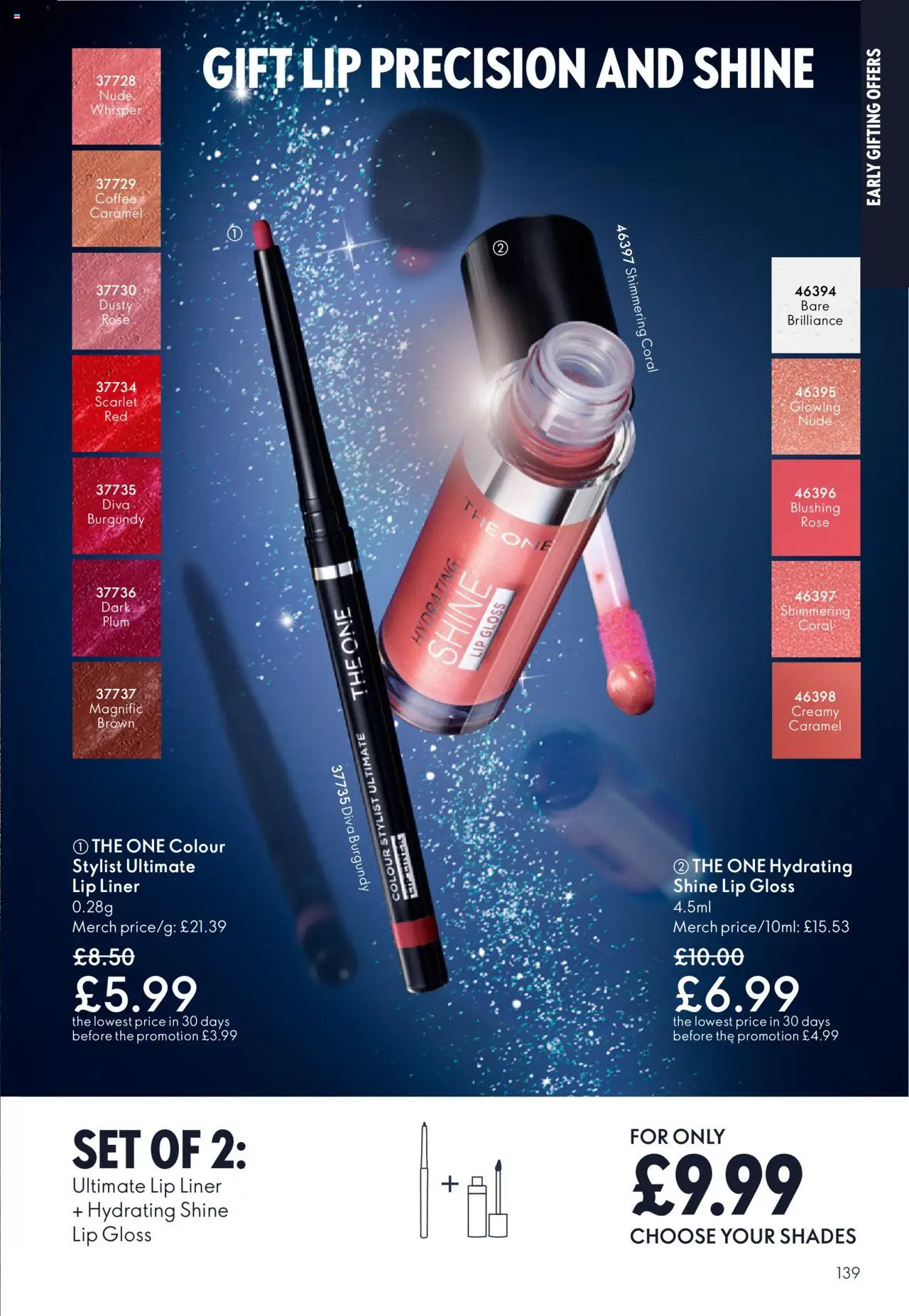 {H1} | Page: 139 | Products: Lip gloss, Coffee