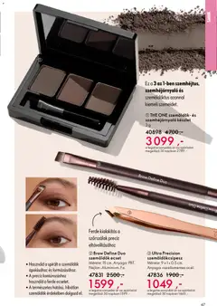 Katalógus Oriflame 2026/03 - amely érvényes a következő dátumtól: 11.02.2026 | Oldal: 47 | Termékek: Szemöldökcsipesz, Smink, Ecset