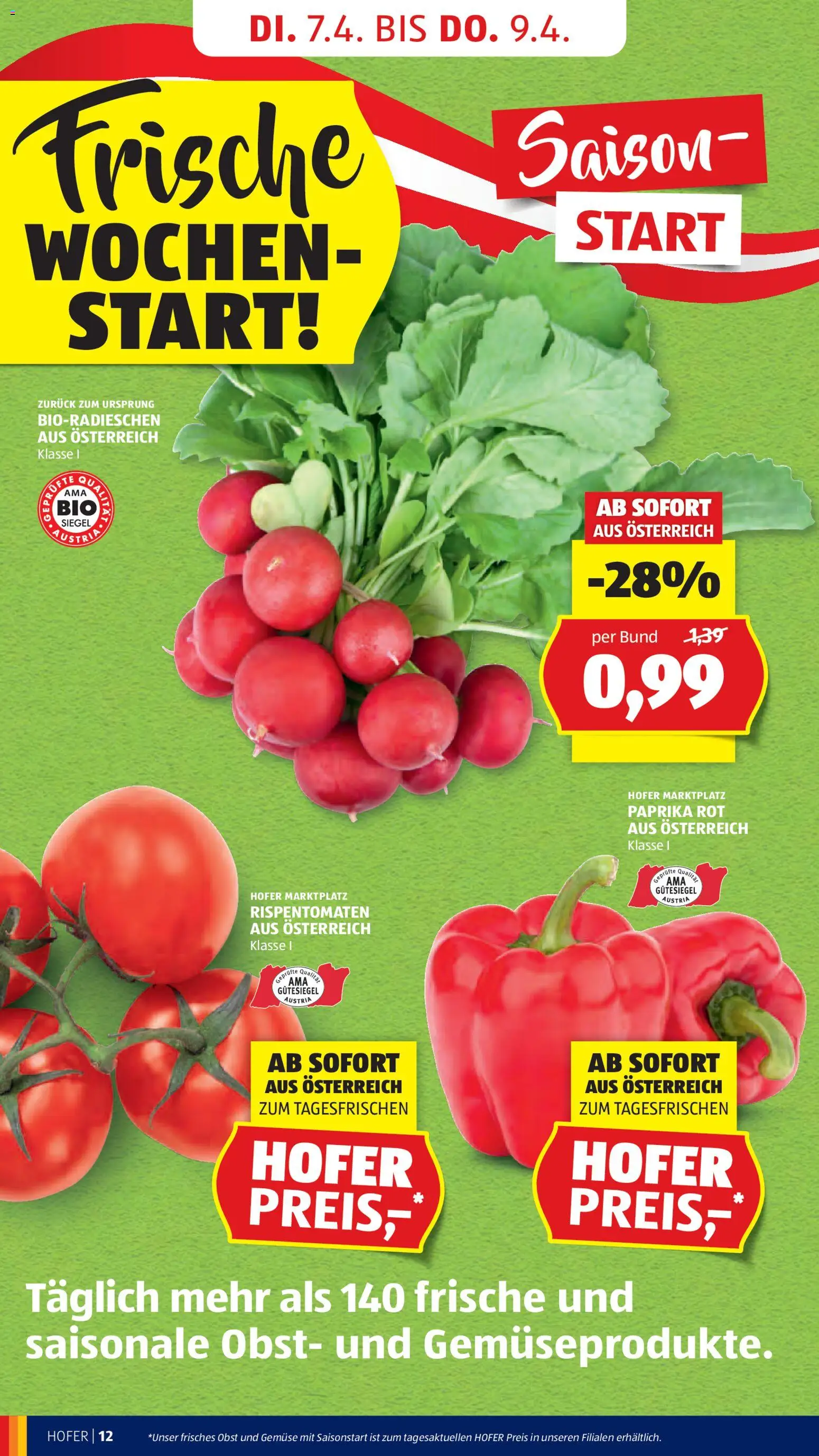 Hofer AT akciós ujság - amely érvényes a következő dátumtól: 03.04.2026 | Oldal: 14