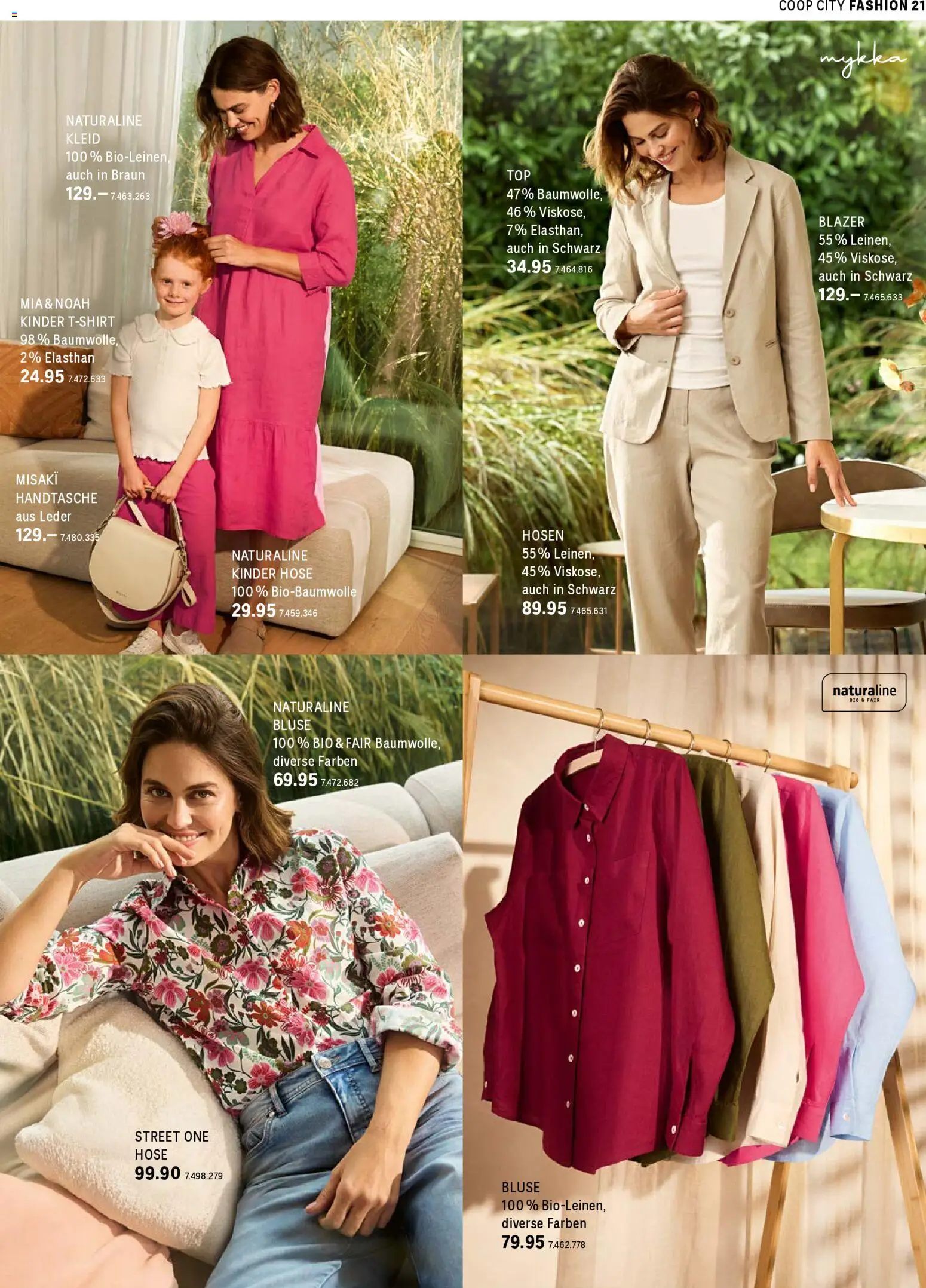 Coop City aktionen Ostern – gültig ab 23.03.2026 | Seite: 21 | Produkte: Bluse, Hose, Handtasche, Kleid