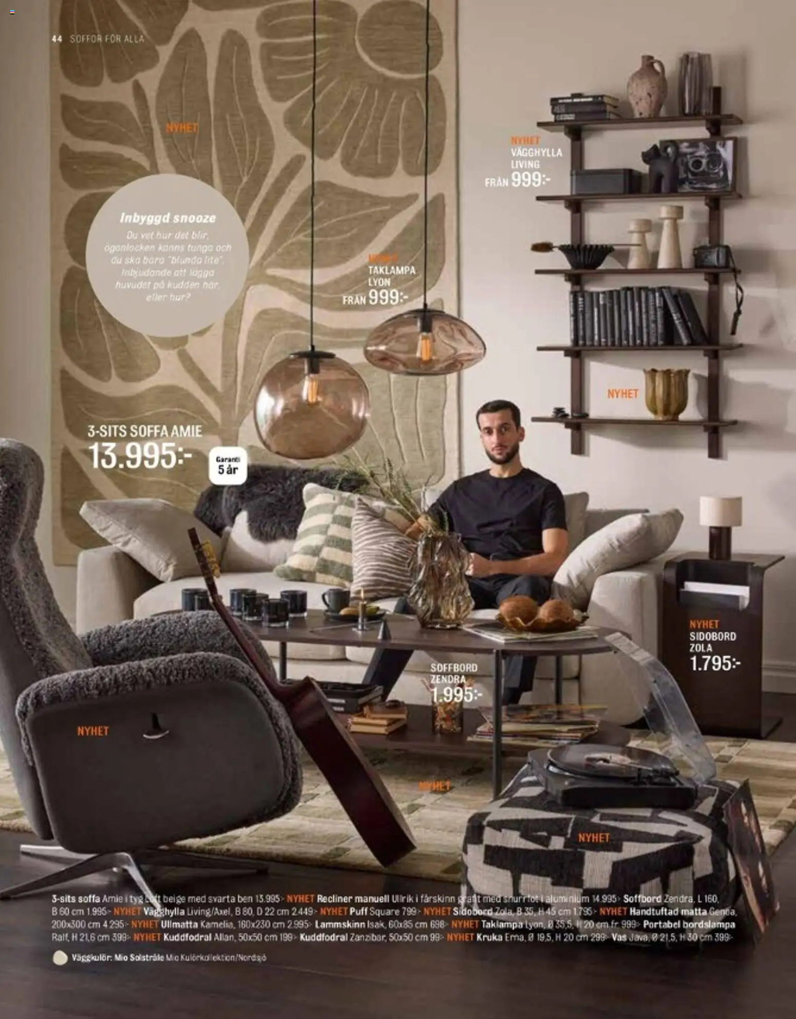 Mio reklamblad aktuell från 01.03.2026 | Sida: 44 | Produkter: Bordslampa, Kruka, Soffbord, Vas