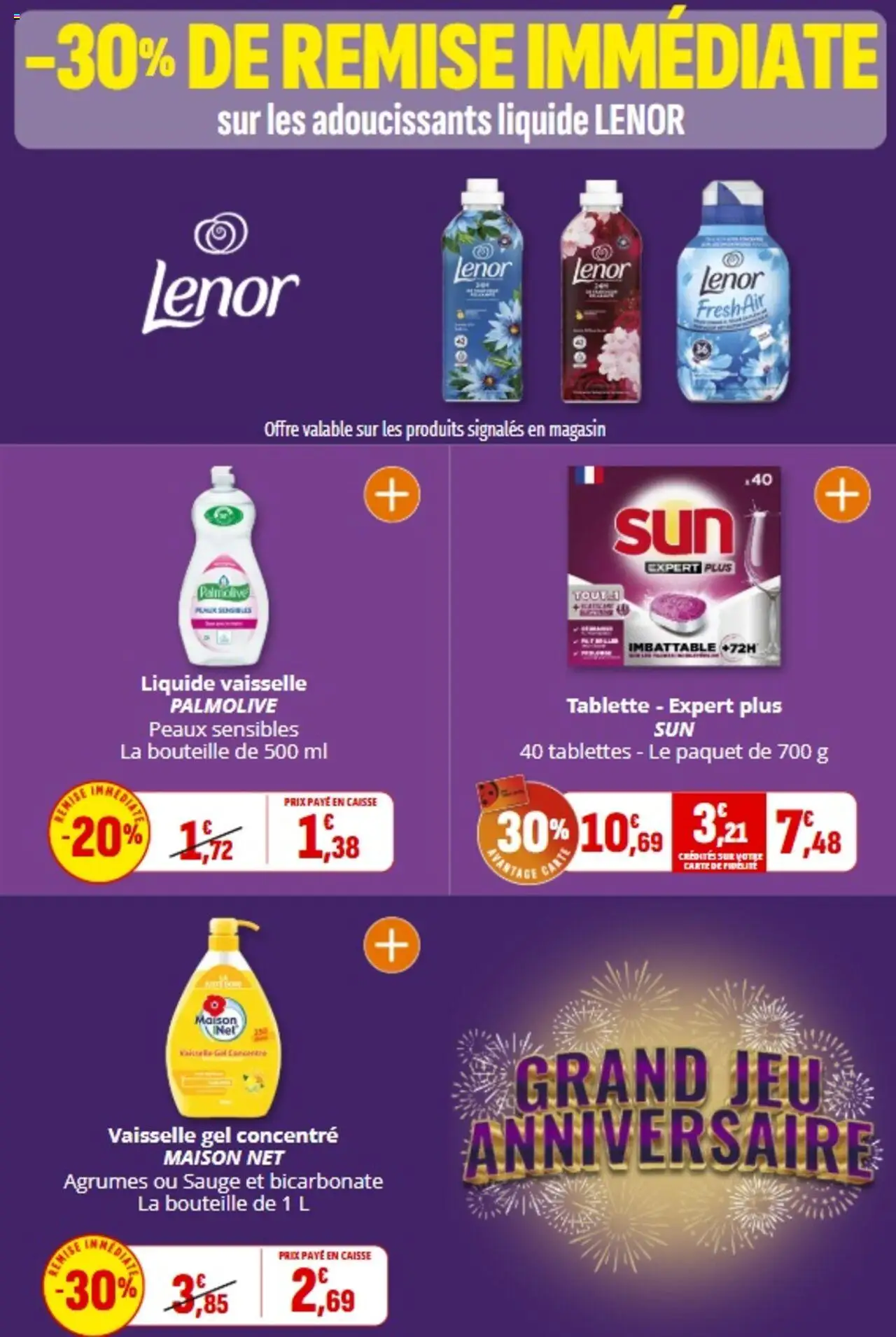  | Page: 59 | Produits: Tablette, Lenor, Liquide vaisselle