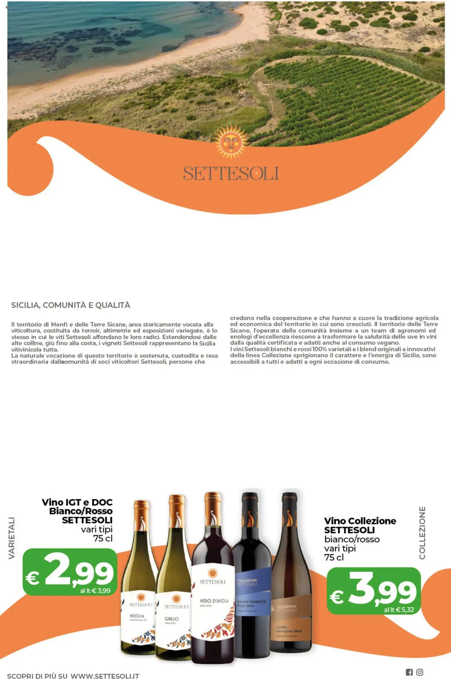 Volantino COOP del 07.04.2026 | Pagina: 26 | Prodotti: Vino, Cappuccio