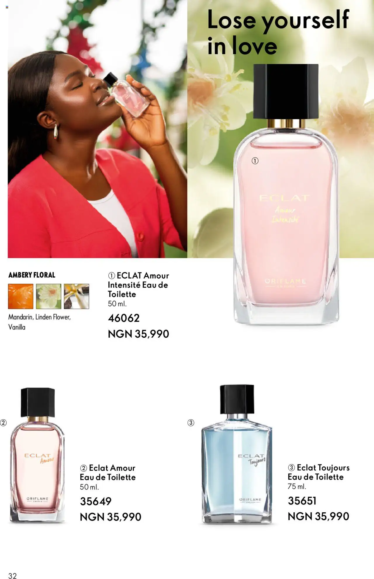Oriflame Catalogue  valid from 01.10.2025 | Page: 32 | Products: Zápich, Eau de toilette