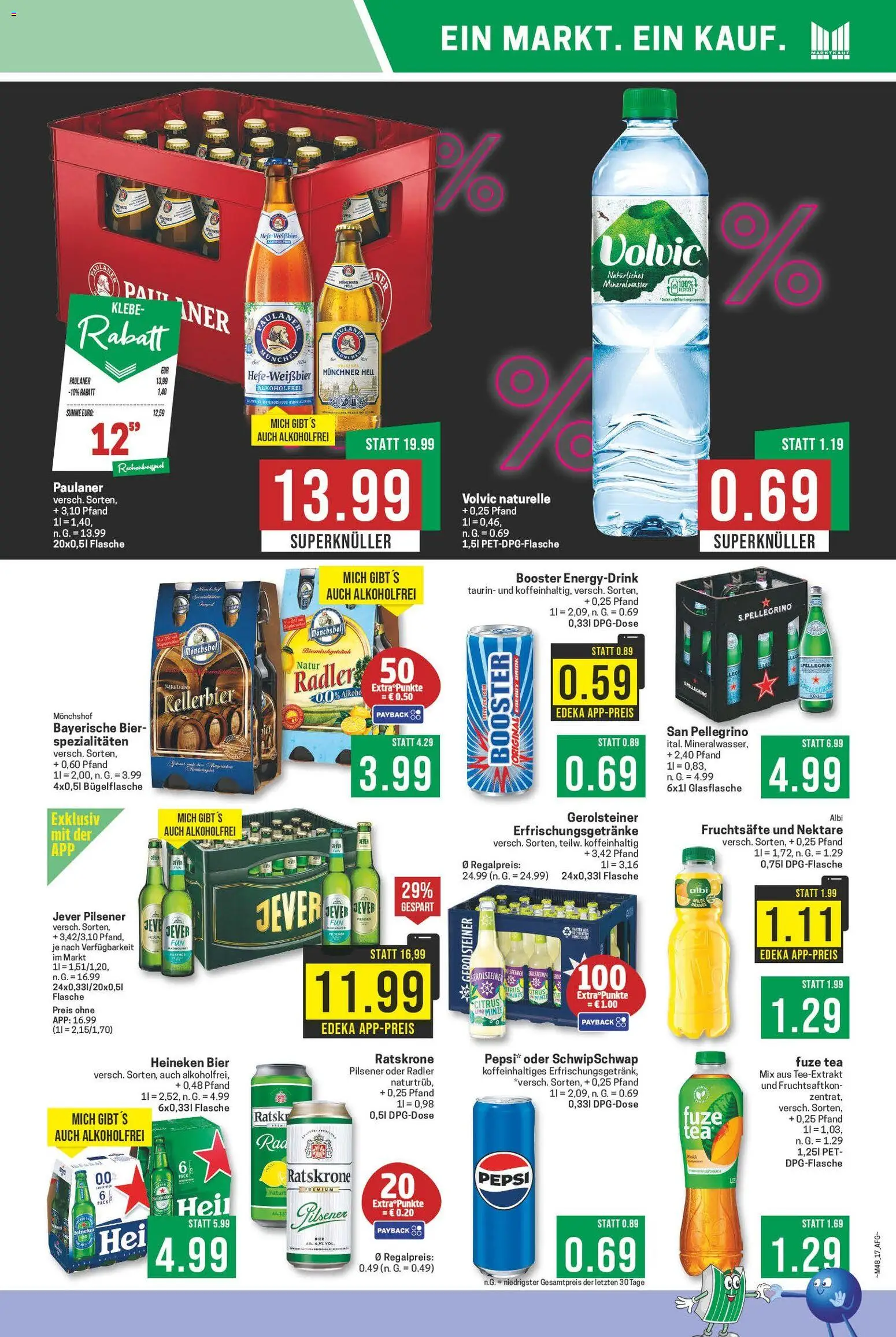 Marktkauf - Black Friday – gültig ab 24.11.2025 | Seite: 17 | Produkte: Fuze tea, Weißbier, Hefe weissbier, Jever