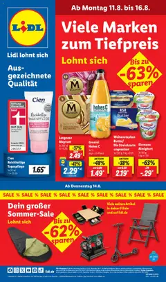 Lidl Prospekt Solingen gültig ab dem 11.08.2025