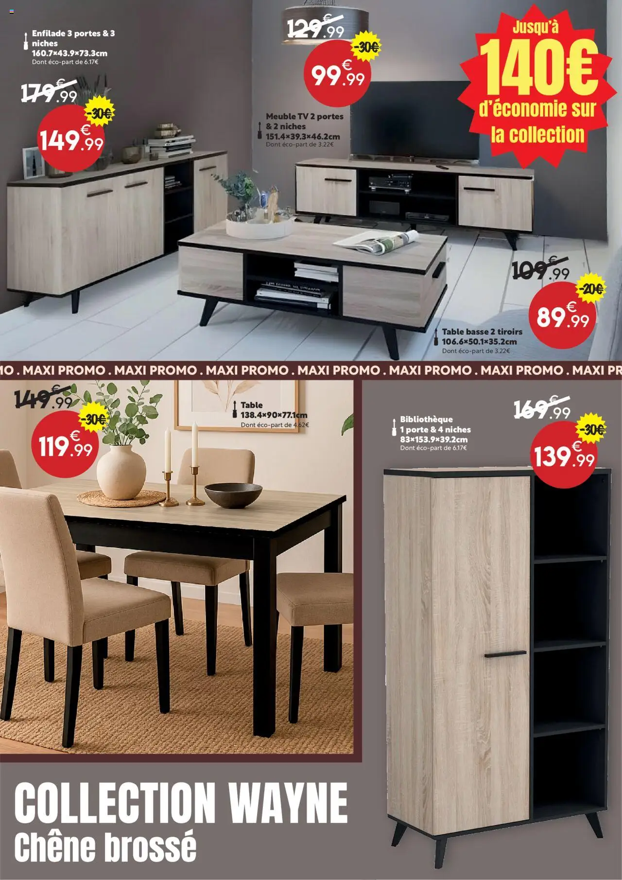  | Page: 2 | Produits: Brosse, Table basse, Portes, Tiroirs