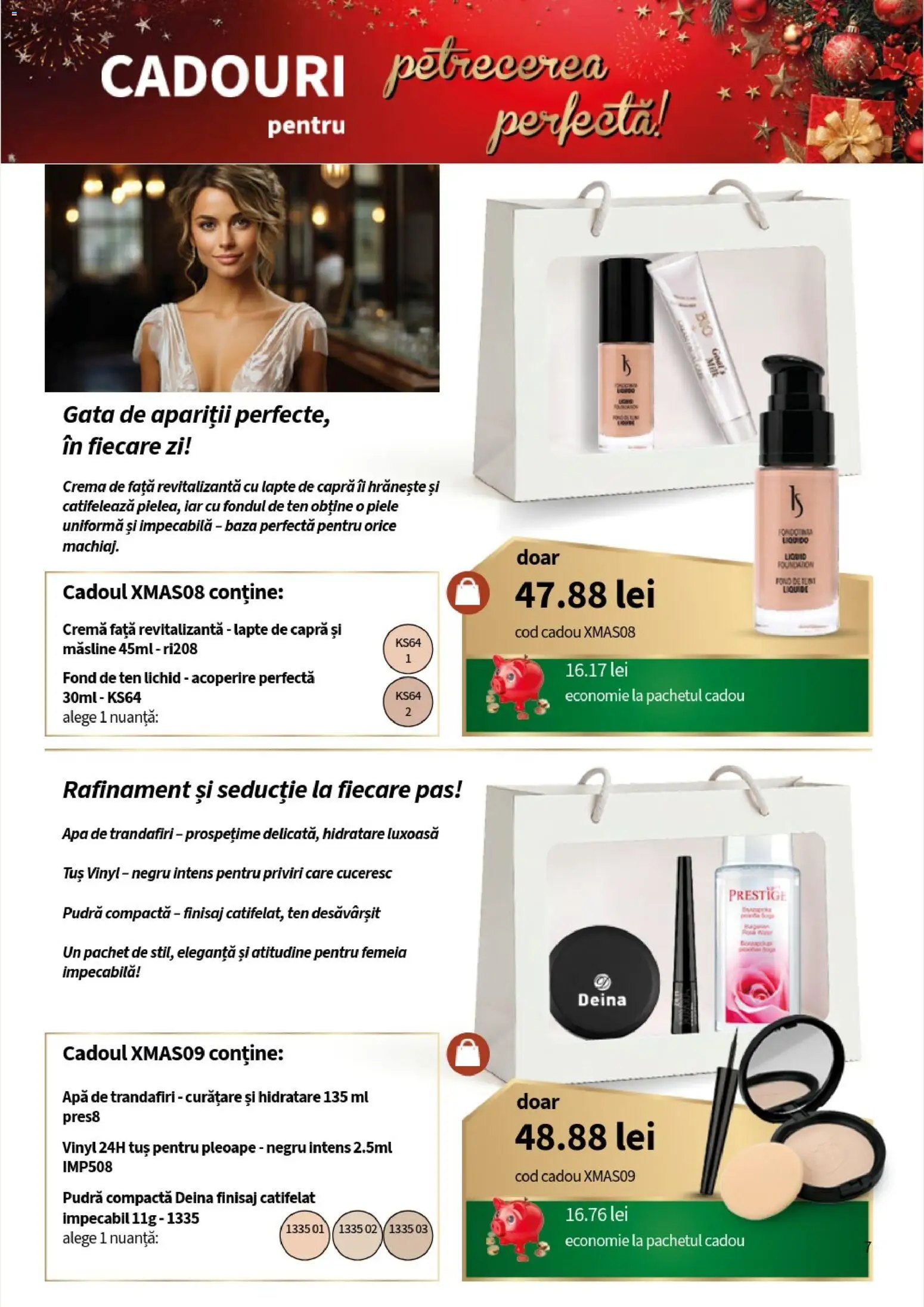 Noul catalog Lady’s – valabil de la 10.11.2025 | Pagină: 9 | Produse: Fond de ten, Măsline, Cremă, Apă