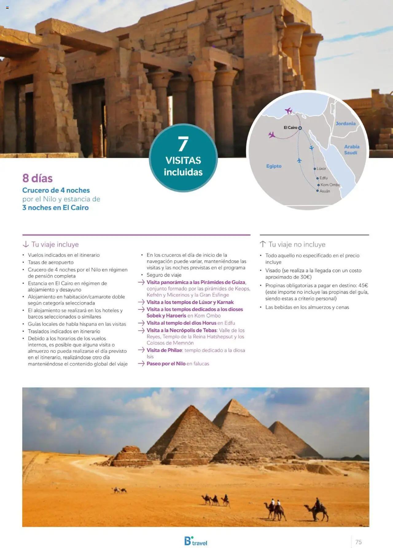 B the travel brand Egipto │ válido desde el 01.07.2025 | Página: 75