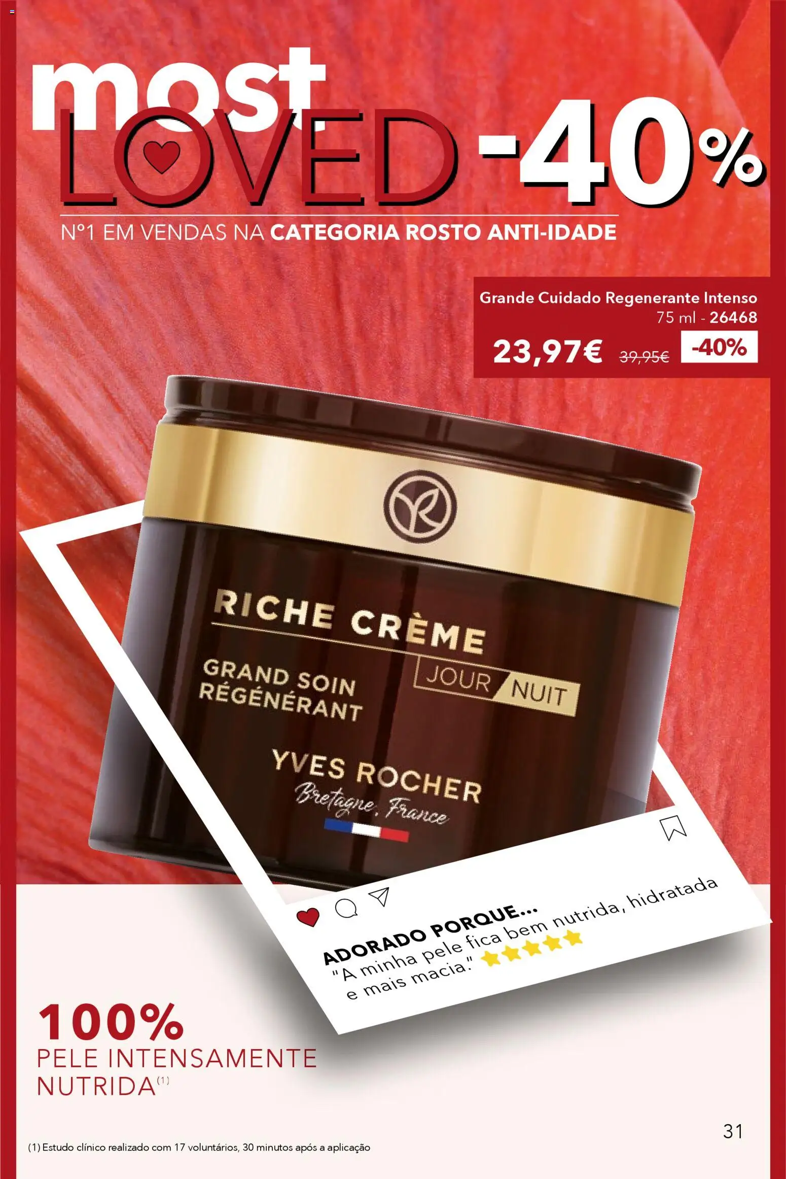 Yves Rocher catálogo 1 │ válido de 31.12.2025 | Página: 31 | Produtos: Creme