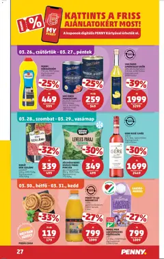 PENNY akciós újság - amely érvényes a következő dátumtól: 26.03.2026 | Oldal: 31