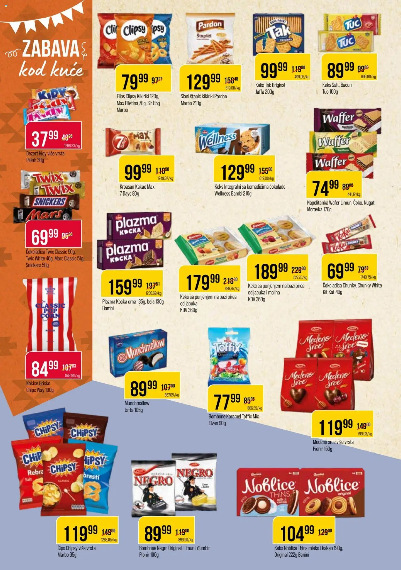 Metalac Proleter katalog - važi od 22.04.2026 | Strana: 8 | Proizvode: Kroasan, Kikiriki, Malina, Limun