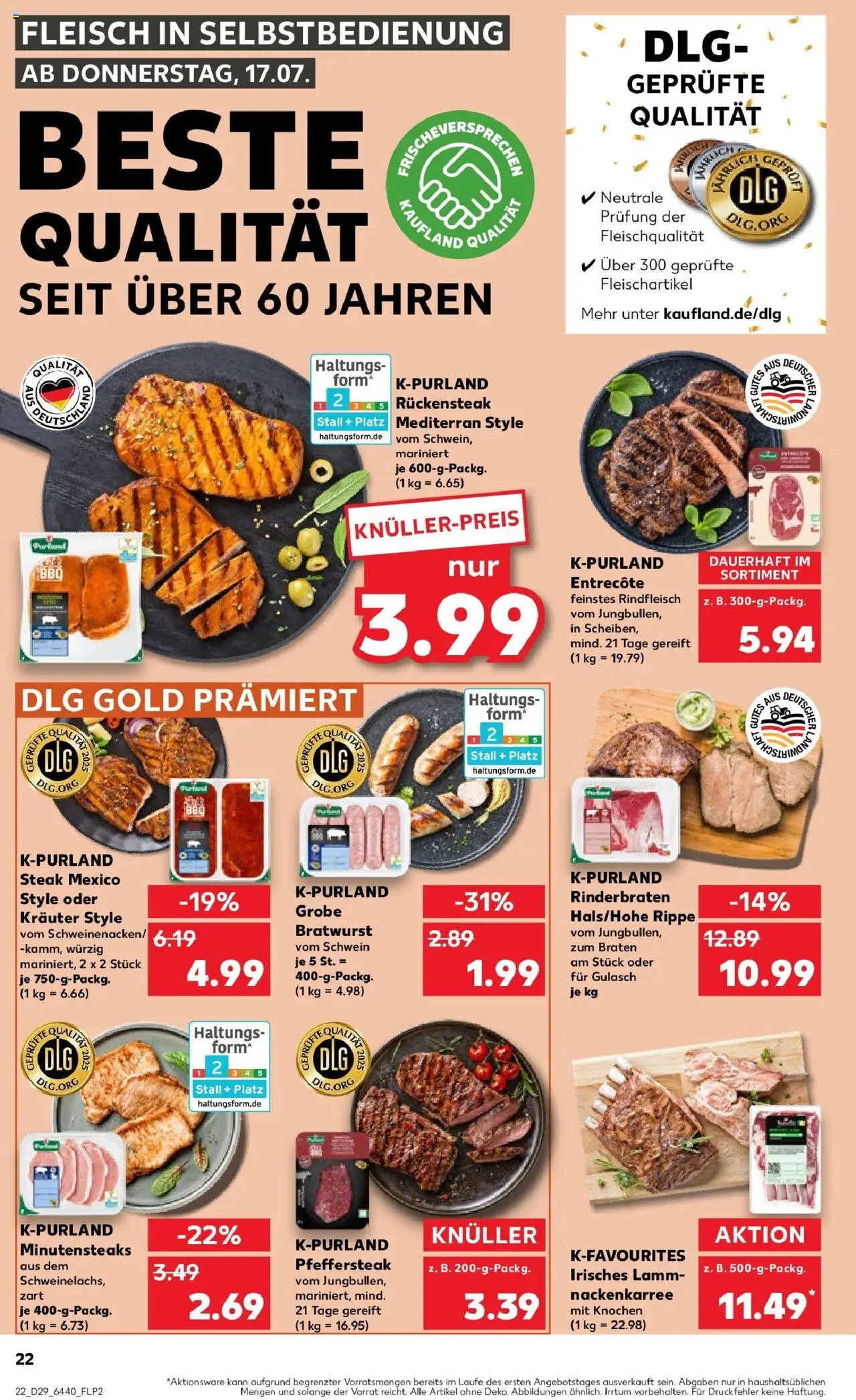 Kaufland prospekt Rüsselsheim Am Main	 - gültig ab dem 21.07.2025 | Seite: 35 | Produkte: Rinderbraten, Gulasch, Rindfleisch, Fleisch