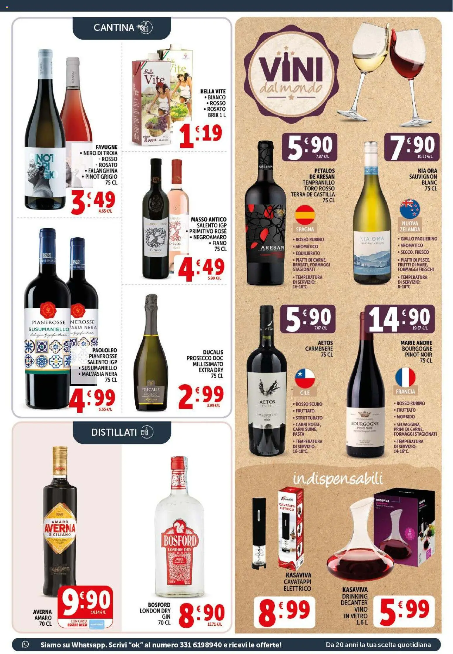 Volantino Decò del 09.04.2026 | Pagina: 17 | Prodotti: Prosecco, Vino, Amaro, Terra