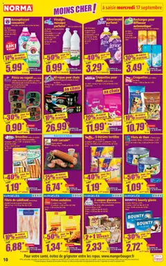  | Page: 10 | Produits: Pêche, Diffuseur, Tortillas, Adoucissant
