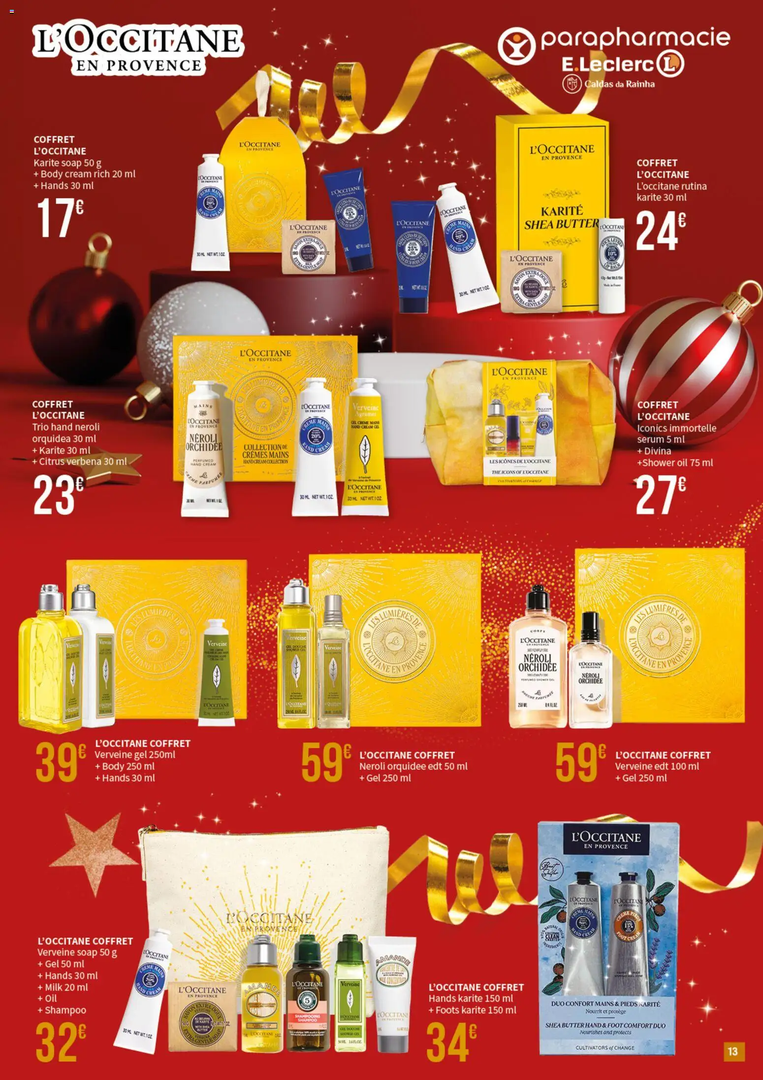 E.Leclerc - Folheto Parapharmacie Caldas da Rainha │ válido de 16.12.2025 | Página: 13 | Produtos: Shampoo, Sérum, Creme