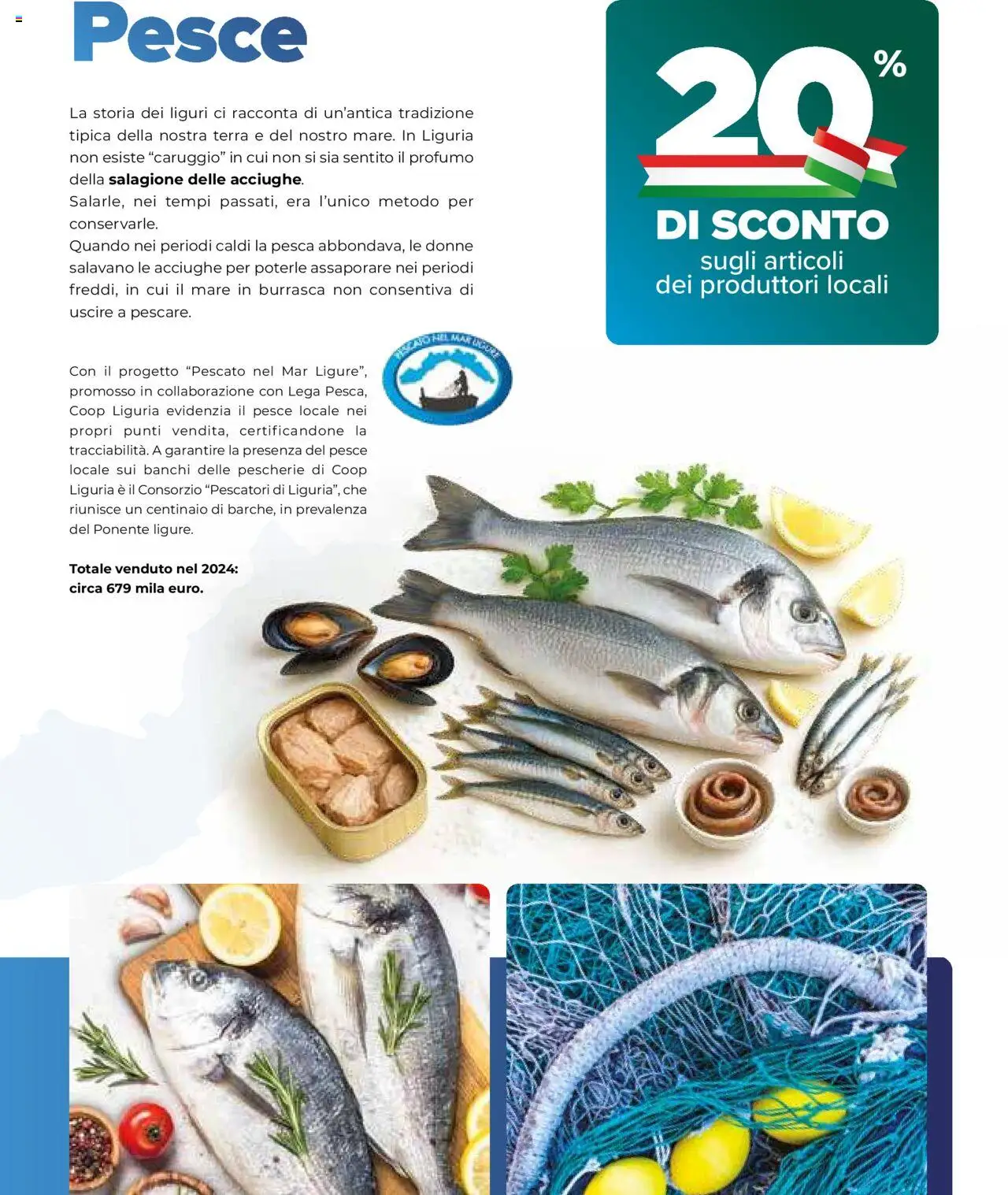 Volantino COOP del 09.10.2025 | Pagina: 6 | Prodotti: Pesce, Pesca, Acciughe, Terra